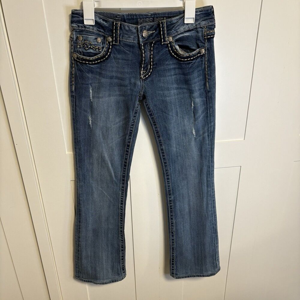 Miss Me Women's Irene Signature Boot Cut Jeans Medium Wash Womens Size 29